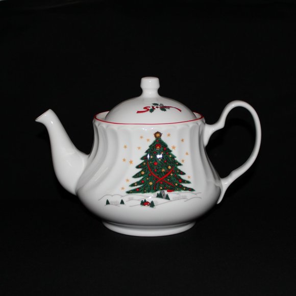 Royal Oak Wild Pink Roses with Daisies Teapot | Vintage Royal Oak Tea Pot - Picture 13 of 15